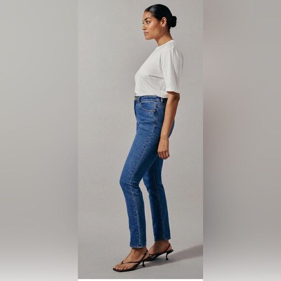 NWT Stylein Women’s “Katie” High Rise Blue Denim Jeans - Size 27” - Picture 4 of 7